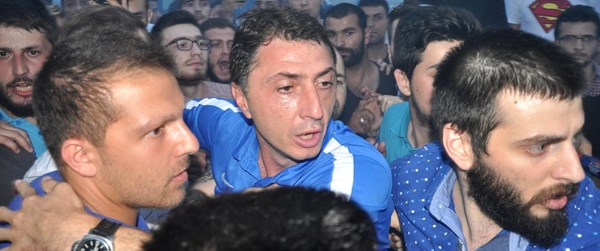 Trabzonspor a olaylı karşılama
