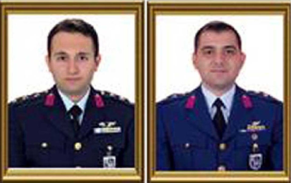 Şehit pilotlar Mustafa Delikanlı ve Mustafa Tanış