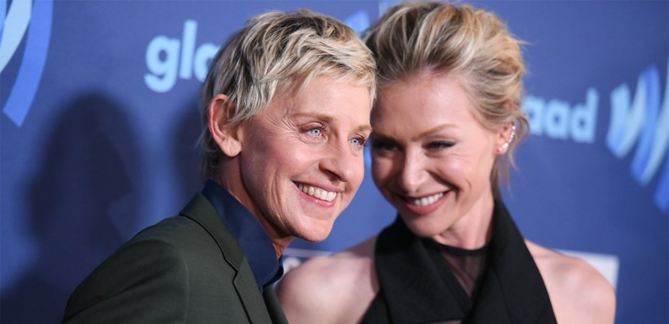 Ellen DeGeneres ve eşi aktrist Portia De Rossi